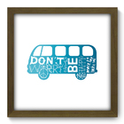 Quadro Decorativo - Kombi - 33cm X 33cm - 082qdvm