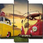 Quadro Decorativo Kombi Antiga Vintage 5 Peças