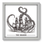 Quadro Decorativo - Kraken - 33cm X 33cm - 117qddb