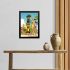 Quadro Decorativo La Boca - Buenos Aires 45x34cm Moldura Preta