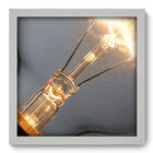 Quadro Decorativo - Lâmpada - 33cm X 33cm - 253qddb