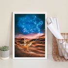 Quadro Decorativo Lâmpada Mágica 24x18cm - Com Vidro Moldura: