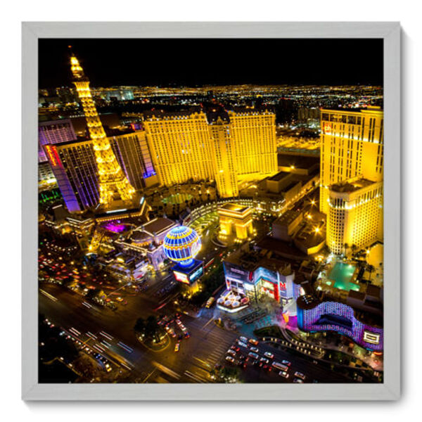 Quadro Decorativo - Las Vegas - 50cm X 50cm - 042qnmcb