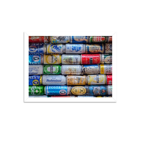 Quadro Decorativo Latas Antigas