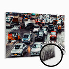 Quadro Decorativo Lavável Sala Moderno Paisagem Carros 60x40
