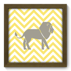 Quadro Decorativo - Leão - 22cm X 22cm - 075qdbm