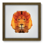 Quadro Decorativo - Leão - 33cm X 33cm - 050qdsm