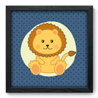 Quadro Decorativo - Leão - 33cm X 33cm - 111qdbp