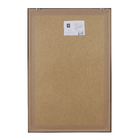 Quadro Decorativo sem Vidro de Moldura MDF Leão Basic Preto e Branco 90x60cm