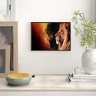 Quadro Decorativo Leão De Judá Com Cristo 45x34cm A3 (45 X 34)