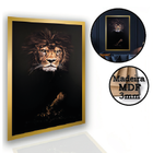 Quadro Decorativo Leão De Judá Grande 50x70