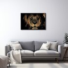 Quadro Decorativo Leão Imponente Com 1 Tela Cm Ou Cm De Pared