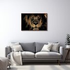 Quadro Decorativo Leão Imponente Com 1 Tela Cm Ou Cm De Pared