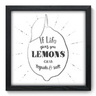 Quadro Decorativo - Lemons - 33cm X 33cm - 059qdrp