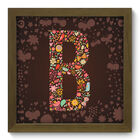 Quadro Decorativo - Letra B - 22cm X 22cm - 086qdim