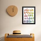 Quadro Decorativo Linguagem De Sinais - Aquarela 24x18cm Mold