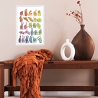 Quadro Decorativo Linguagem De Sinais - Aquarela 33x24cm - Co