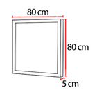 Quadro Decorativo Linha Dourado E Bege 80x80x5 Cm - D'rossi