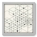 Quadro Decorativo - Linhas - 33cm X 33cm - 052qnabb