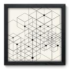 Quadro Decorativo - Linhas - 33cm X 33cm - 052qnabp