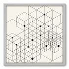 Quadro Decorativo - Linhas - 70cm X 70cm - 052qnadb