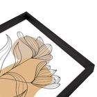 Quadro Decorativo Lírios Colorido com Vidro 90x60cm Tropical