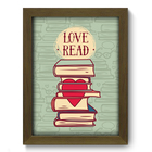 Quadro Decorativo - Livros - 19cm X 25cm - 408qddm