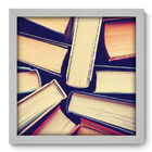 Quadro Decorativo - Livros - 33cm X 33cm - 139qddb