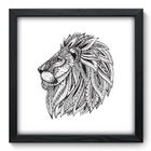 Quadro Decorativo - Lobo - 33cm X 33cm - 023qnsbp