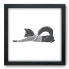 Quadro Decorativo - Lobo - 33cm X 33cm - 031qdsp