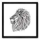 Quadro Decorativo - Lobo - 50cm X 50cm - 023qnscp