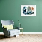 Quadro Decorativo Lobo Painel  - 50x70cm Moldura Preta