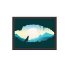 Quadro Decorativo Lobo Uivando