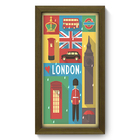 Quadro Decorativo - Londres - 19cm X 34cm - 243qdmm