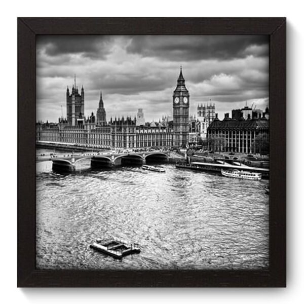 Quadro Decorativo - Londres - 22cm X 22cm - 083qnmap