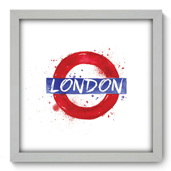 Quadro Decorativo - Londres - 33cm X 33cm - 160qdmb