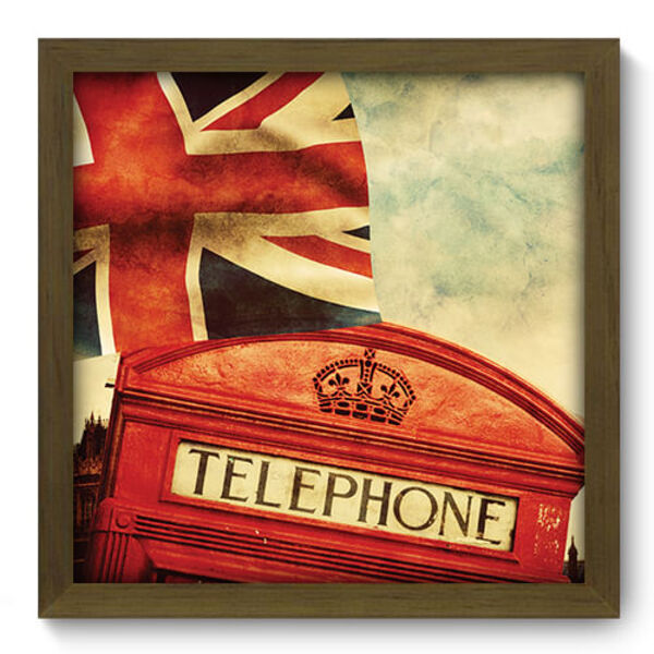 Quadro Decorativo - Londres - 33cm X 33cm - 180qdmm