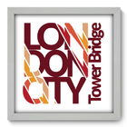 Quadro Decorativo - Londres - 33cm X 33cm - 205qdmb