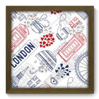 Quadro Decorativo - Londres - 33cm X 33cm - 208qdmm