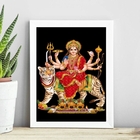 Quadro Decorativo Lord Durga 45x34cm - Com Vidro Moldura:made