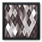 Quadro Decorativo - Losangos - 33cm X 33cm - 008qdap