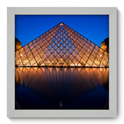 Quadro Decorativo - Louvre - 22cm X 22cm - 039qnmab