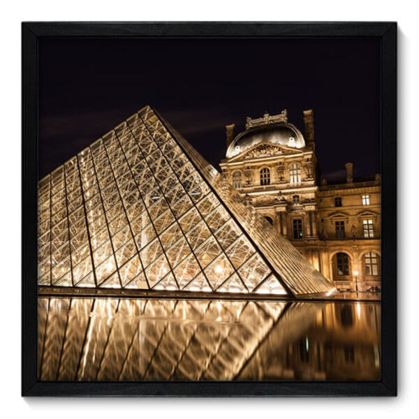 Quadro Decorativo - Louvre - 50cm X 50cm - 035qnmcp
