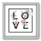 Quadro Decorativo - Love - 33cm X 33cm - 007qnrbb