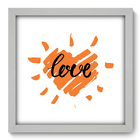 Quadro Decorativo - Love - 33cm X 33cm - 039qdob