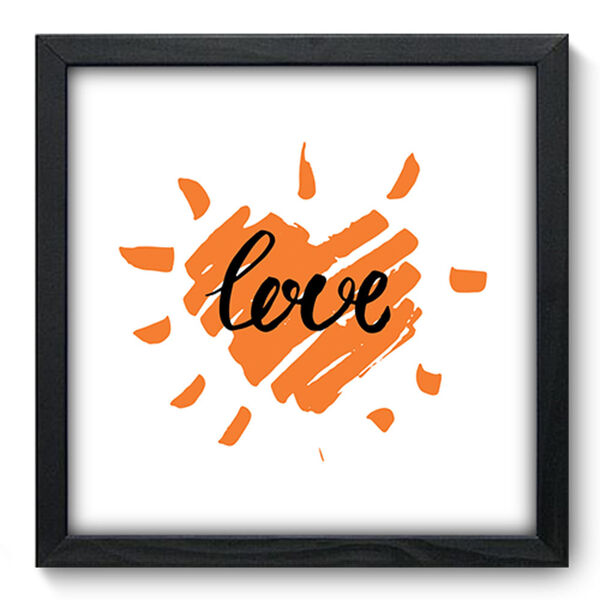 Quadro Decorativo - Love - 33cm X 33cm - 039qdop