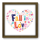 Quadro Decorativo - Love - 33cm X 33cm - 052qdom