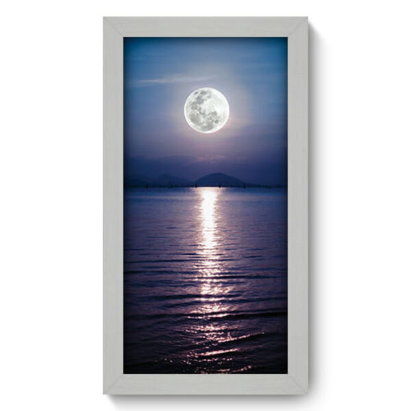 Quadro Decorativo - Luar - 19cm X 34cm - 125qdpb