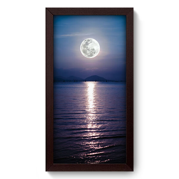 Quadro Decorativo - Luar - 19cm X 34cm - 125qdpp