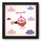 Quadro Decorativo - Macaco Piloto - 22cm X 22cm - 053qdip